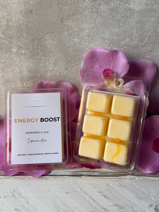 Wax Melt ENERGY BOOST | Mandarina & Lima - Tu Dosis de Dopamina Cítrica