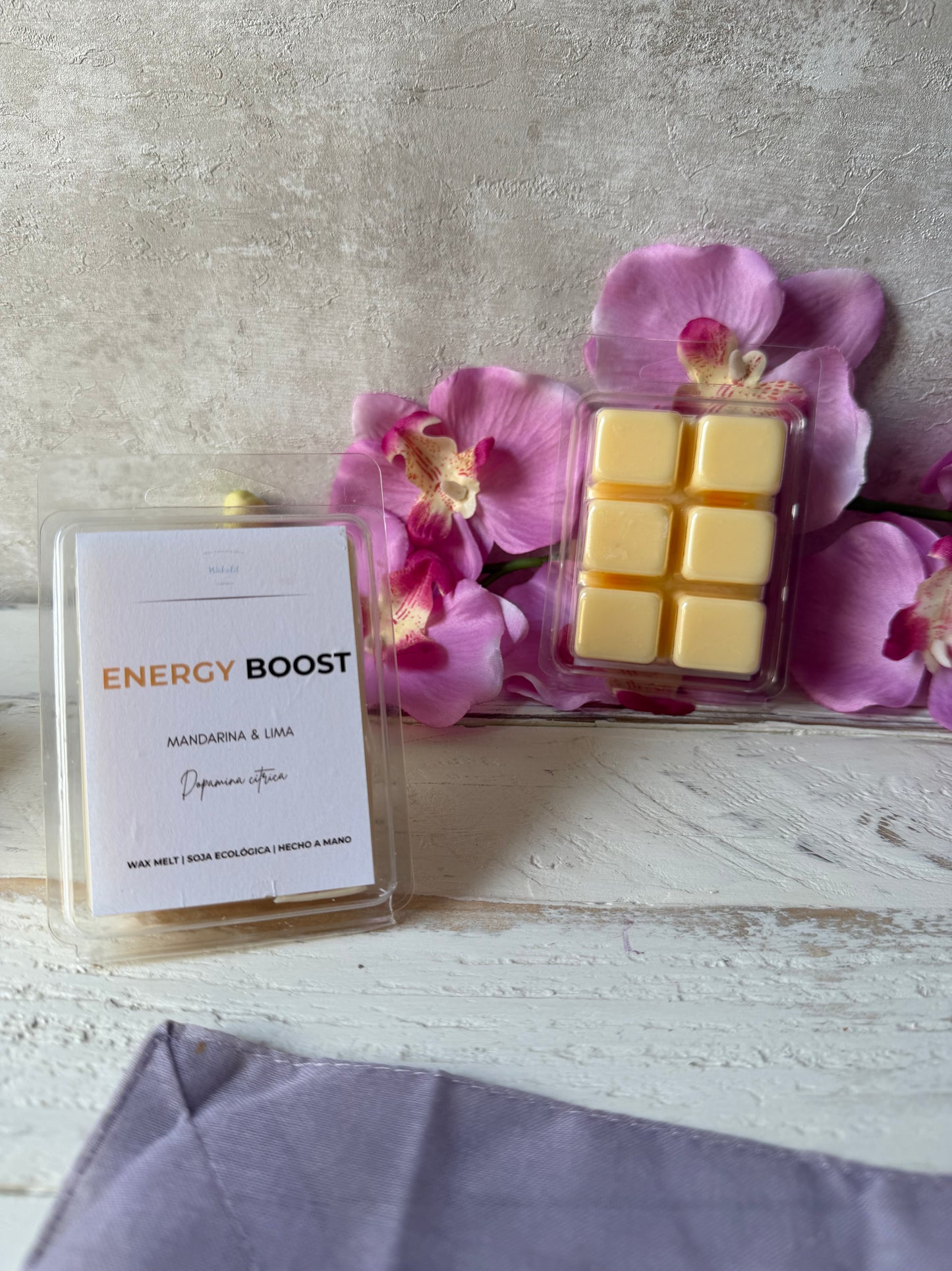 Wax Melt ENERGY BOOST | Mandarina & Lima - Tu Dosis de Dopamina Cítrica