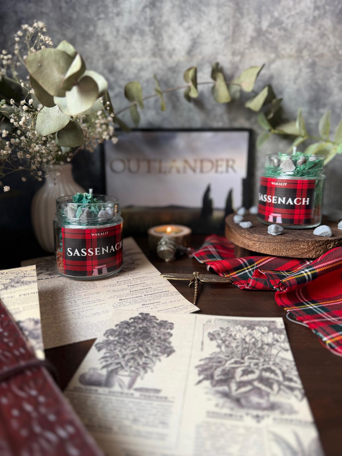 Vela Sassenach inspo Outlander|Palo santo y pino